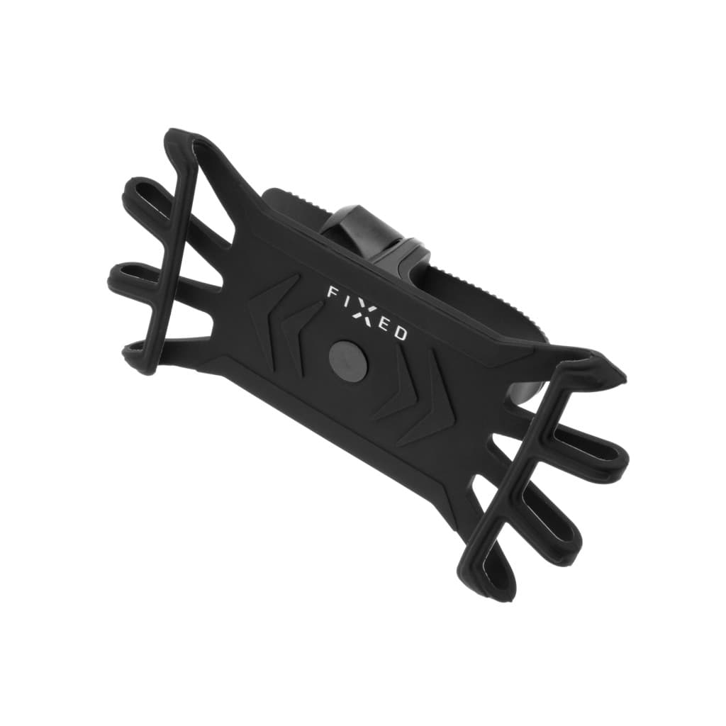 Silikonový držák mobilního telefonu na kolo FIXED Bikee, černý - náhled 2