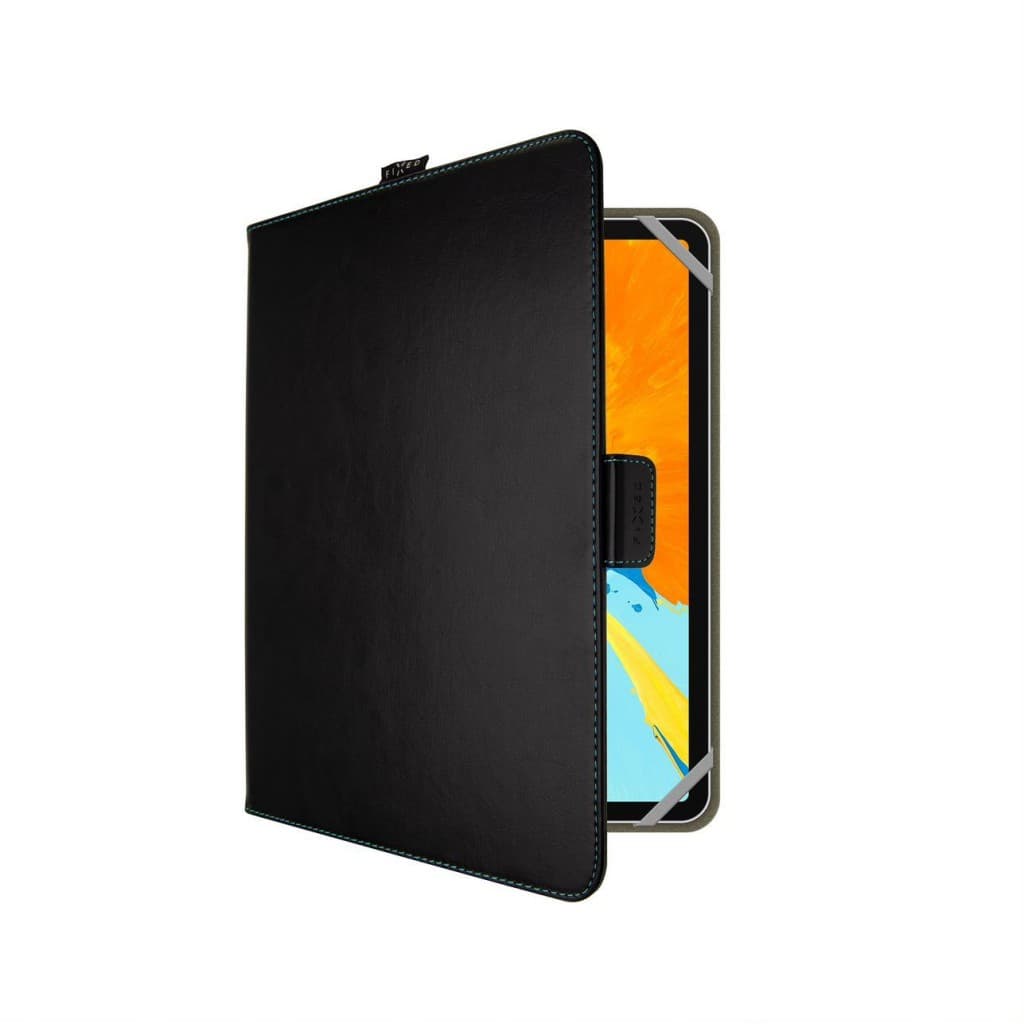 Pouzdro pro 10,1" tablety FIXED Novel se stojánkem a kapsou pro stylus, PU kůže, černé - náhled 2