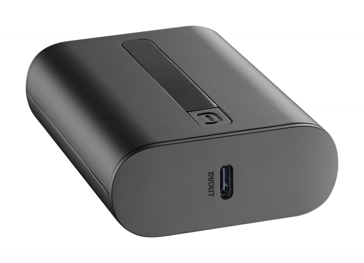 Powerbanka Cellularline Thunder 10 000 mAh, černá - náhled 2