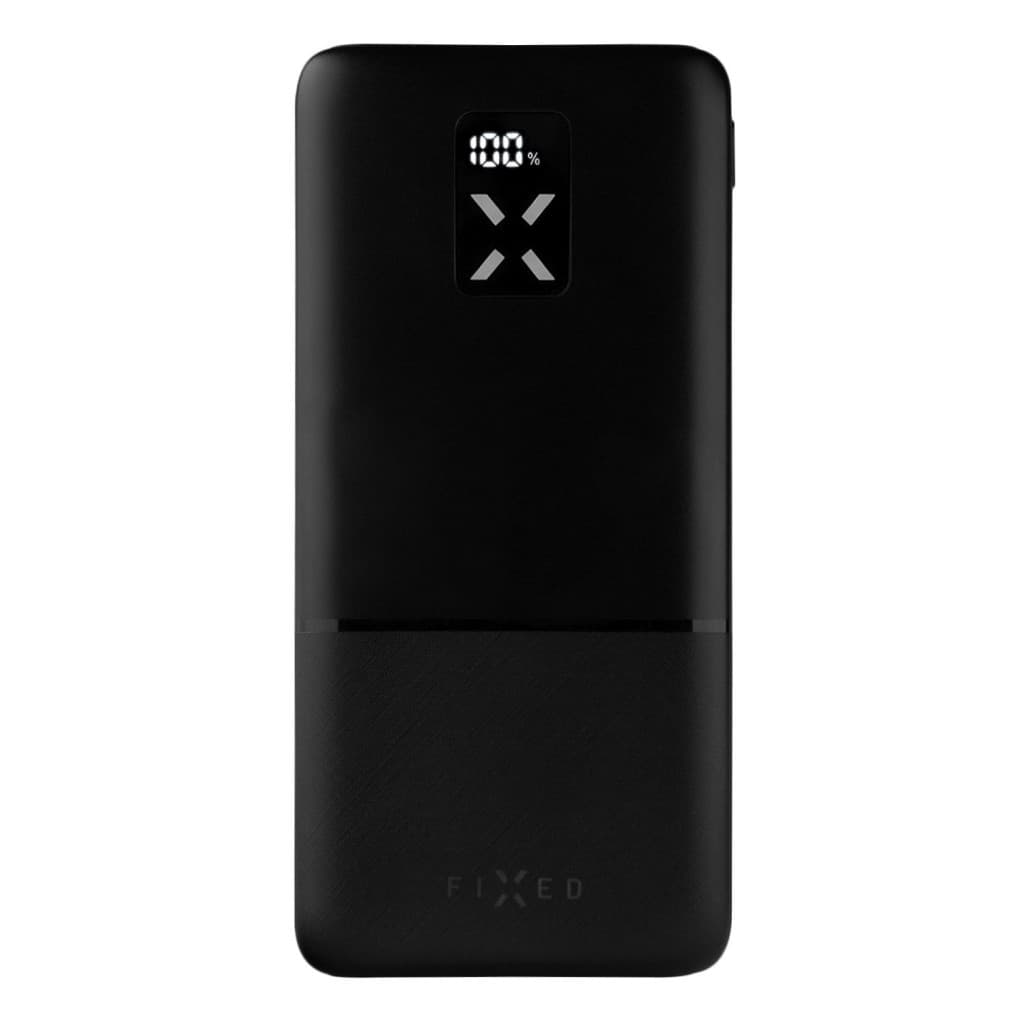 Powerbanka FIXED Zen 10 s LCD displejem a výstupem PD 20W, 10 000 mAh, černá - náhled 2