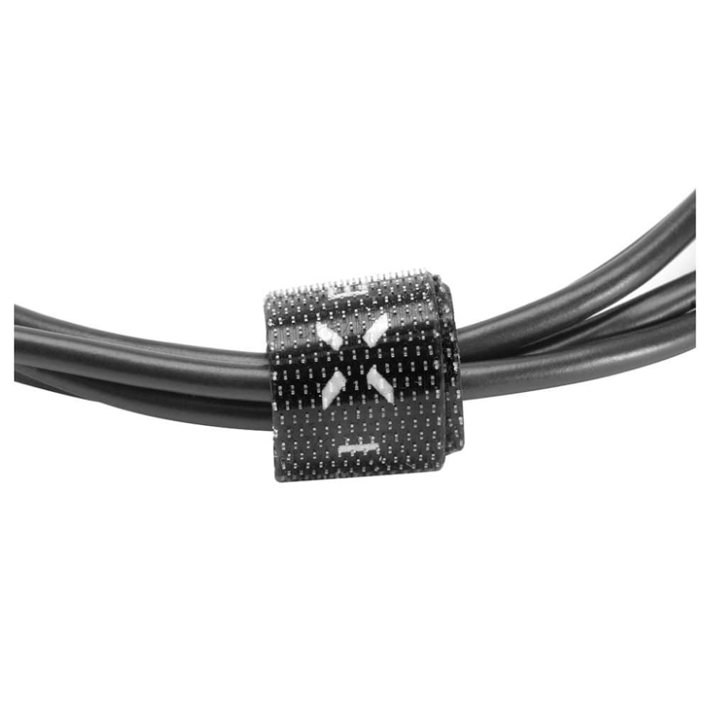 Datový a nabíjecí kabel FIXED s konektory USB/Lightning, 1 metr, MFI certifikace, černý - náhled 2
