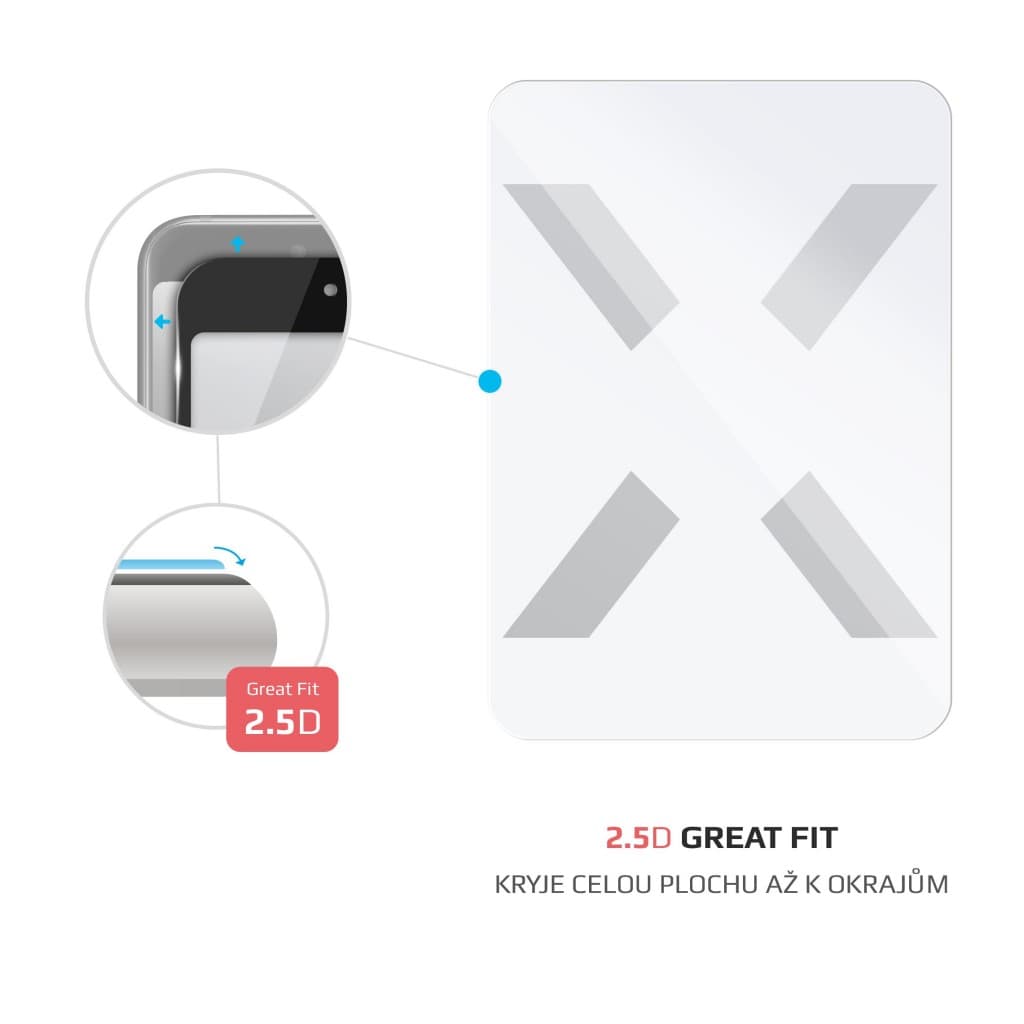Ochranné tvrzené sklo FIXED pro Apple iPad Air (2020/2022), čiré - náhled 2