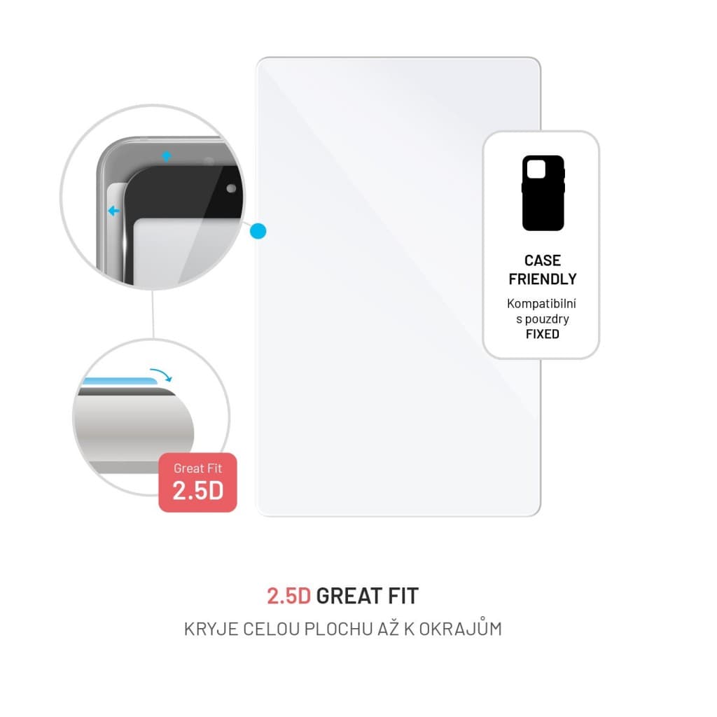 Ochranné tvrzené sklo FIXED pro Xiaomi Redmi Pad, čiré - náhled 2
