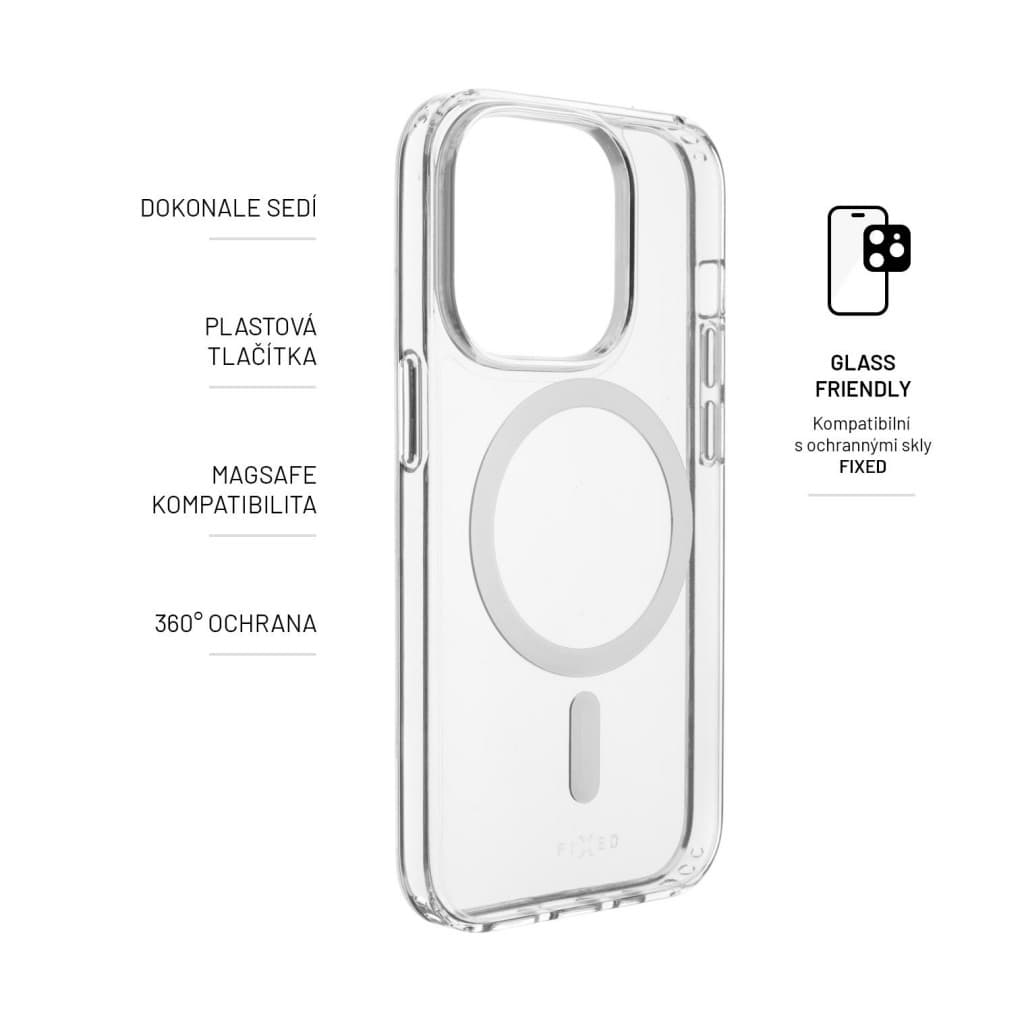 Zadní kryt FIXED MagPure s podporou Magsafe pro Apple iPhone 14 Pro, čirý - náhled 2