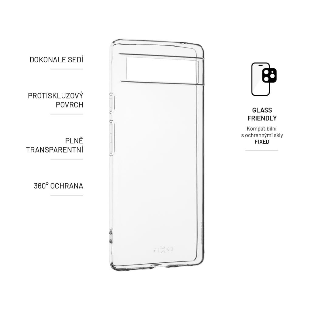 TPU gelové pouzdro FIXED pro Google Pixel 6a, čiré - náhled 2