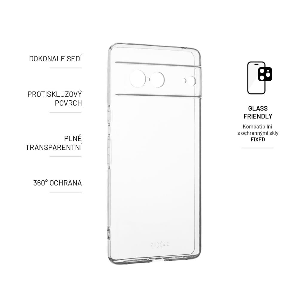 TPU gelové pouzdro FIXED pro Google Pixel 7, čiré - náhled 2