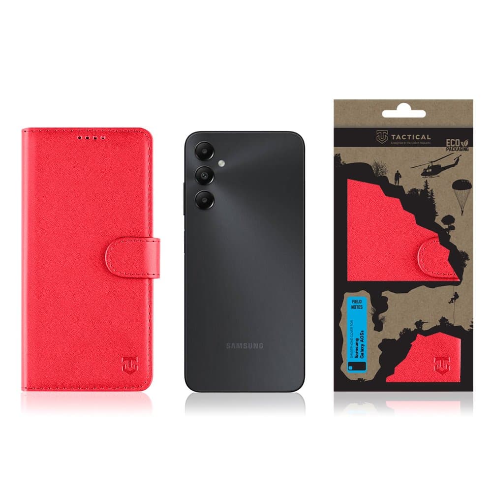 Tactical Field Notes pro Samsung Galaxy A05s Red - náhled 3
