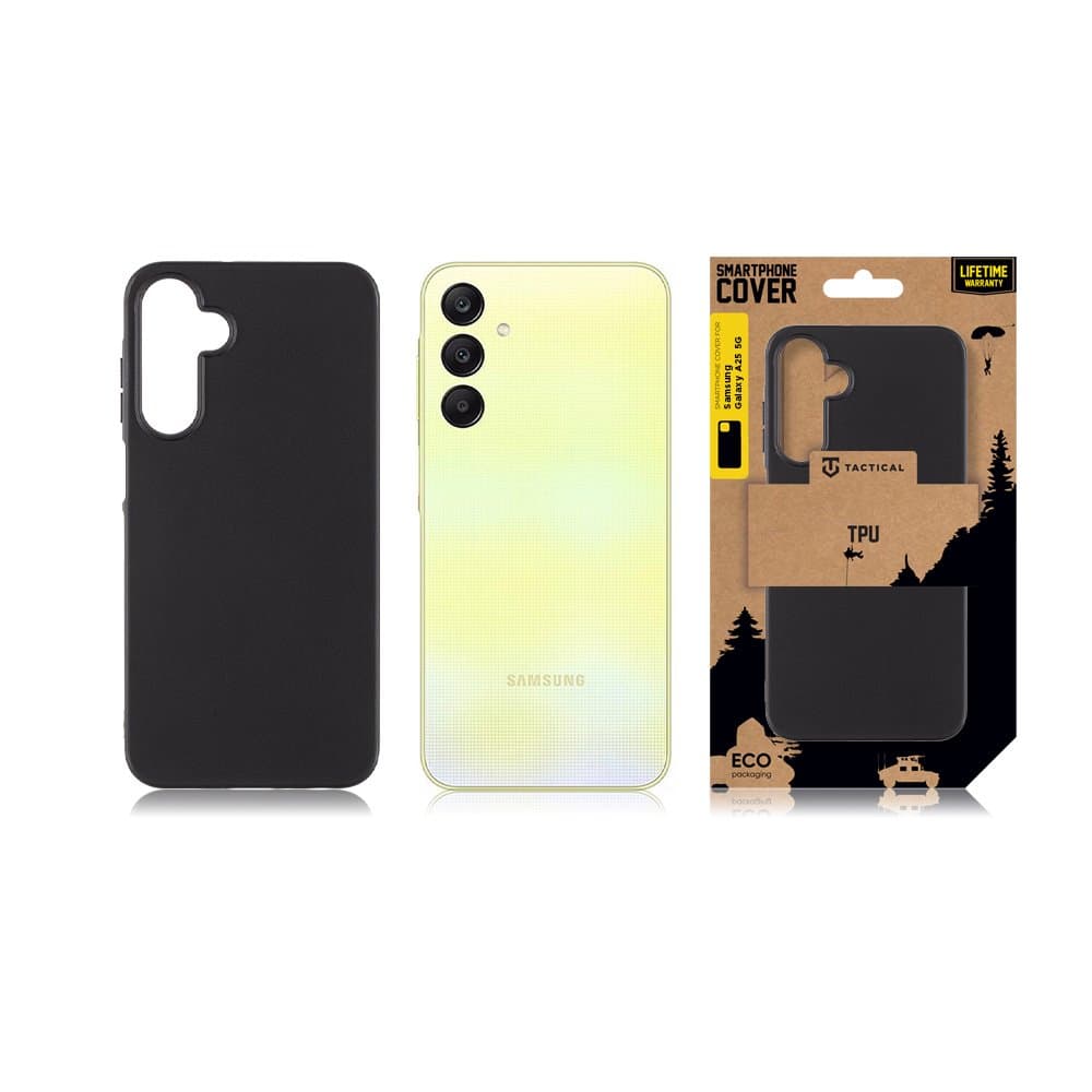 Zadní kryt Tactical pro Samsung A25 5G černý - náhled 3