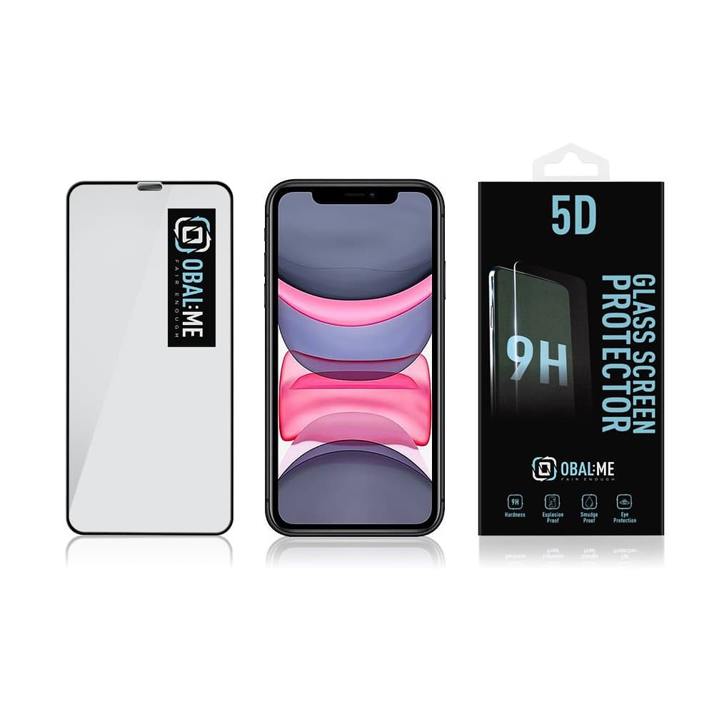Obal:Me 5D Tvrzené Sklo pro Apple iPhone 11 Pro Max/XS Max Black - náhled 3