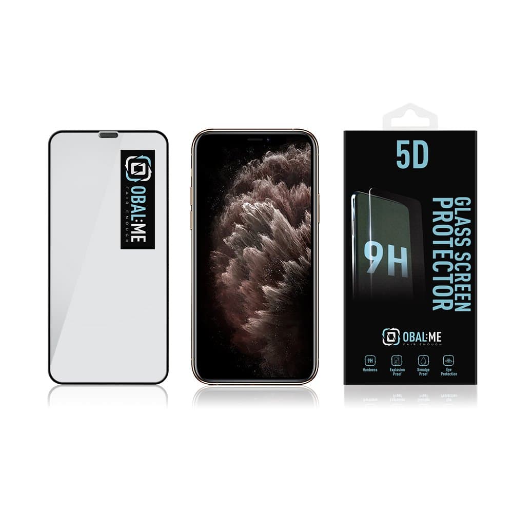 Obal:Me 5D Tvrzené Sklo pro Apple iPhone 11 Pro/ XS/X Black - náhled 3