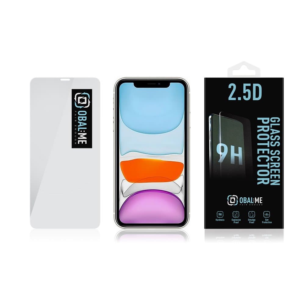 Obal:Me 2.5D Tvrzené Sklo pro Apple iPhone 11/XR Clear - náhled 3