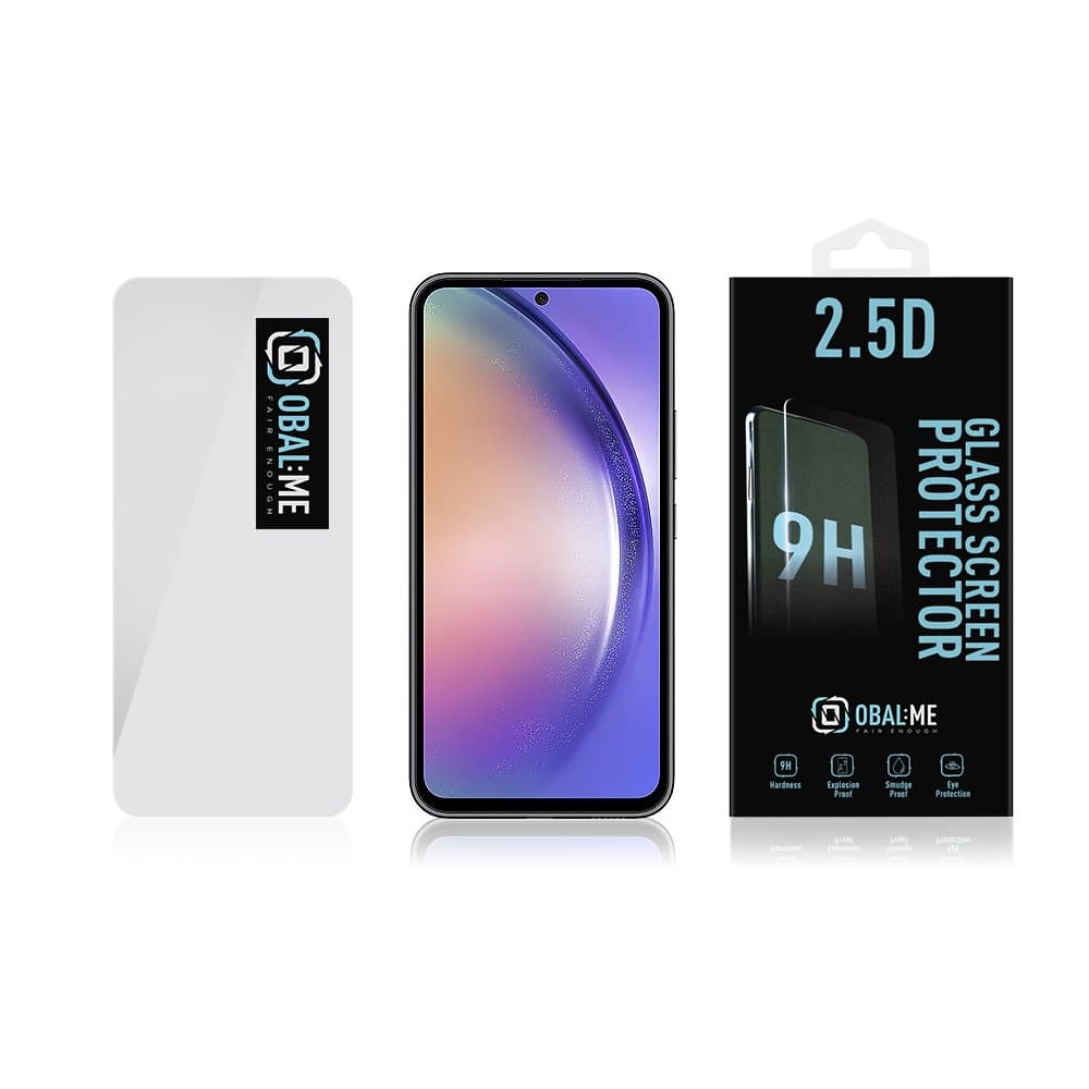 Obal:Me 2.5D Tvrzené Sklo pro Samsung Galaxy A54 5G Clear - náhled 3