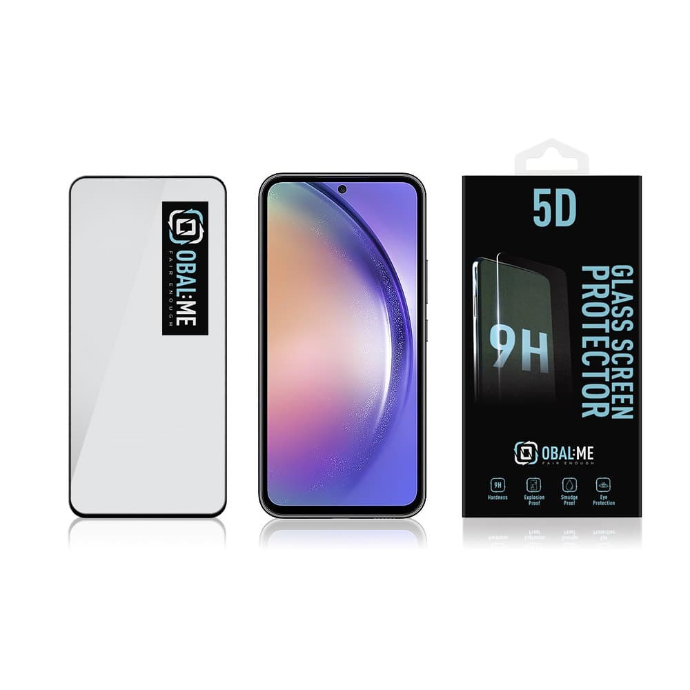 Obal:Me 5D Tvrzené Sklo pro Samsung Galaxy A54 5G Black - náhled 3