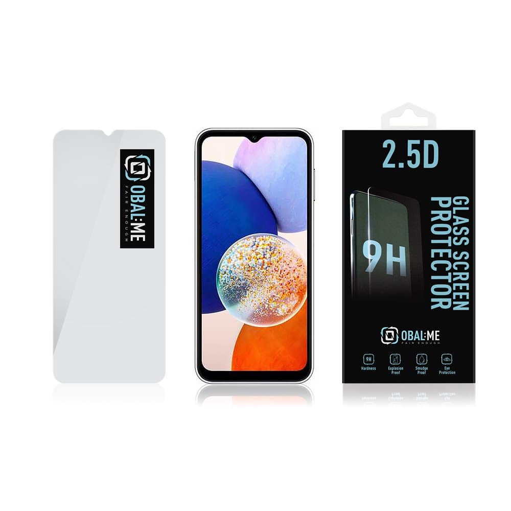 Obal:Me 2.5D Tvrzené Sklo pro Samsung Galaxy A14 5G Clear - náhled 3