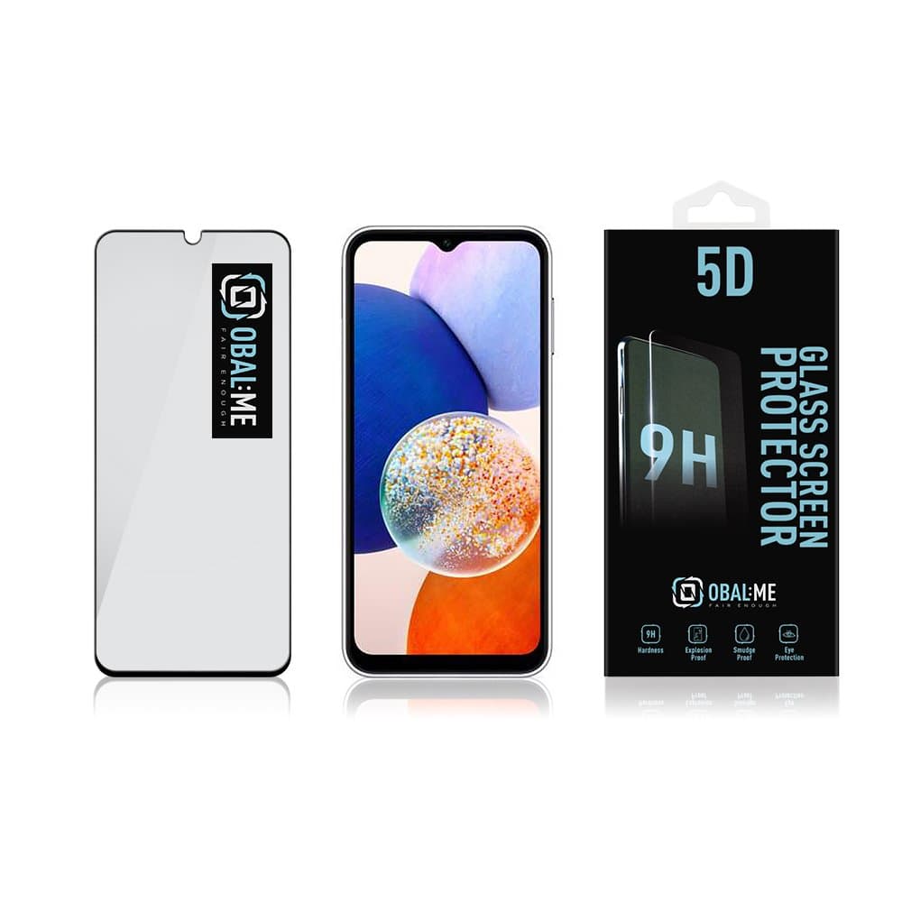 Obal:Me 5D Tvrzené Sklo pro Samsung Galaxy A14 5G Black - náhled 3