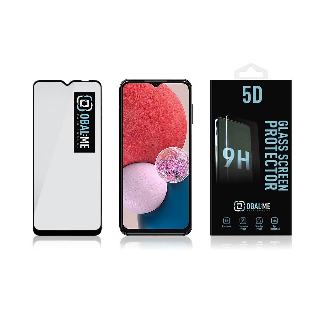 Obal:Me 5D Tvrzené Sklo pro Samsung Galaxy A13 4G Black - náhled 3