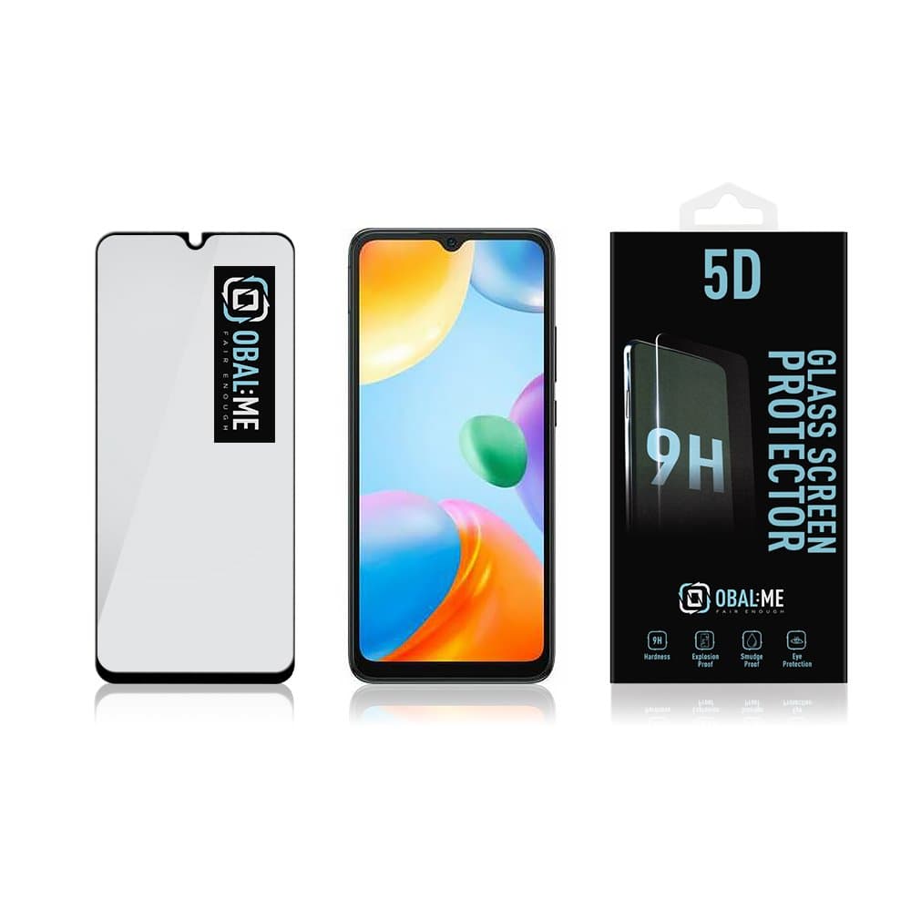 Obal:Me 5D Tvrzené Sklo pro Xiaomi Redmi 10C Black - náhled 3