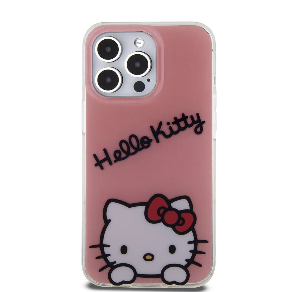 Hello Kitty IML Daydreaming Logo Zadní Kryt pro iPhone 13 Pro Pink - náhled 3