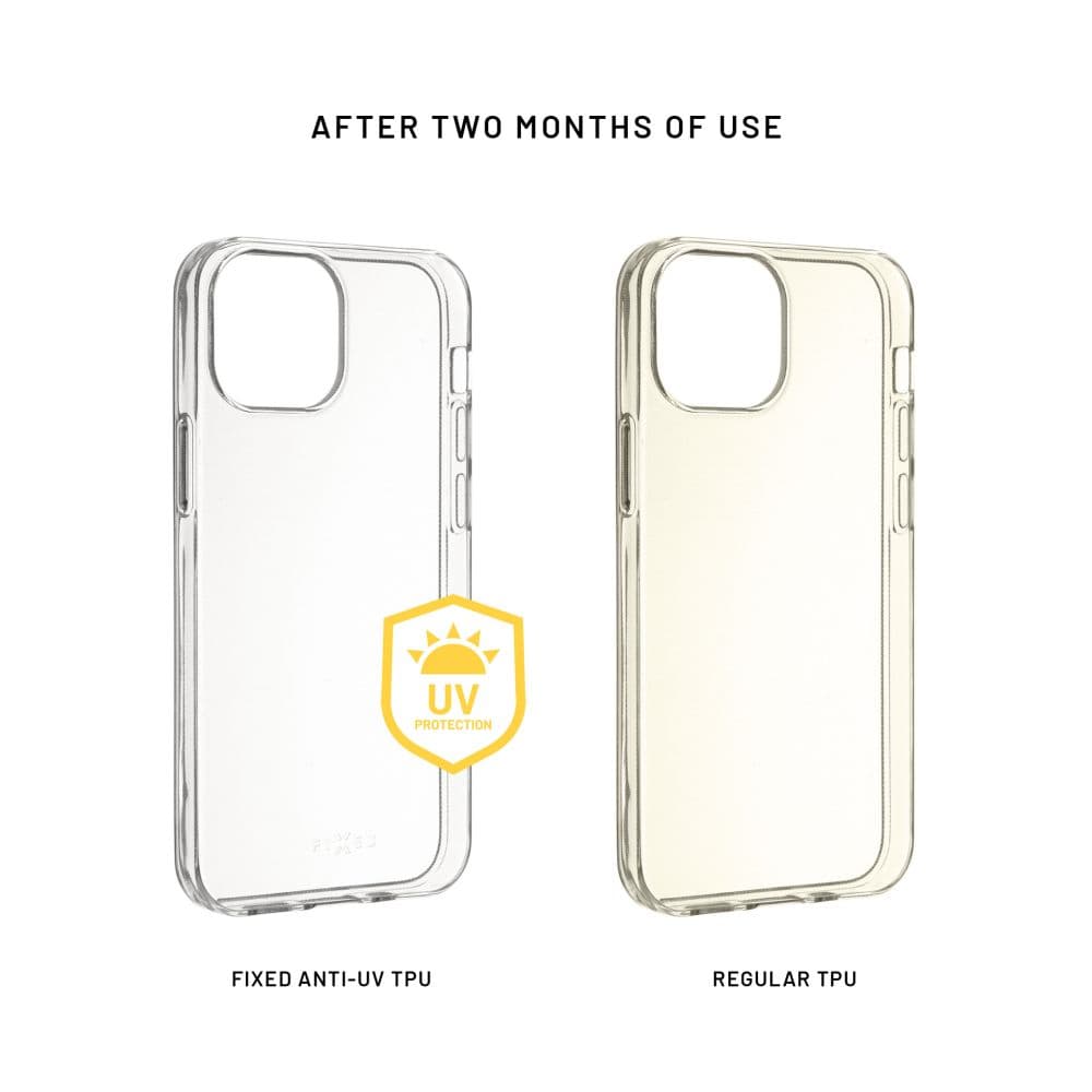 TPU gelové pouzdro FIXED Slim AntiUV pro Samsung Galaxy A15, čiré - náhled 3
