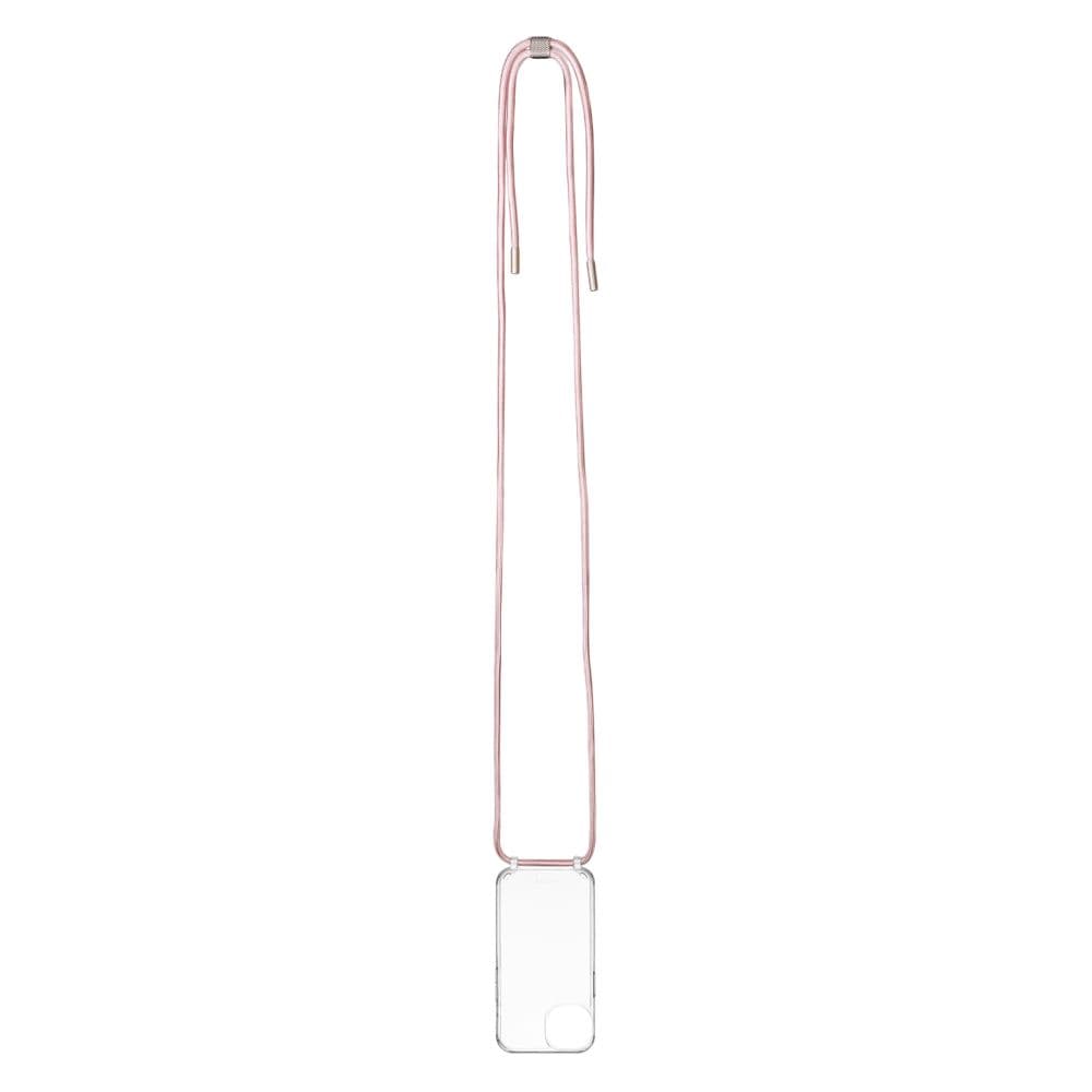 Pouzdro FIXED Pure Neck s růžovou šňůrkou na krk pro Samsung Galaxy S24 - náhled 3
