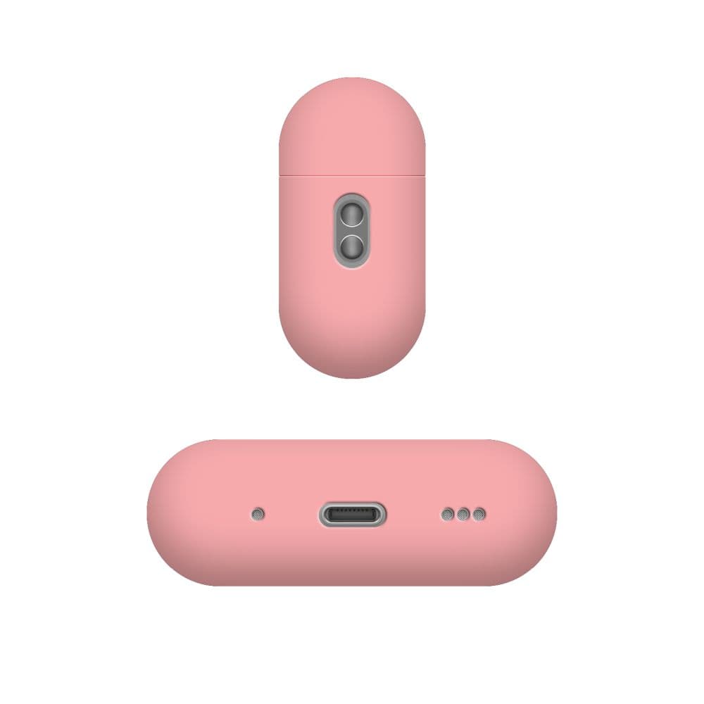 Ultratenké silikonové pouzdro FIXED Silky pro Apple AirPods Pro 3, růžové - náhled 3