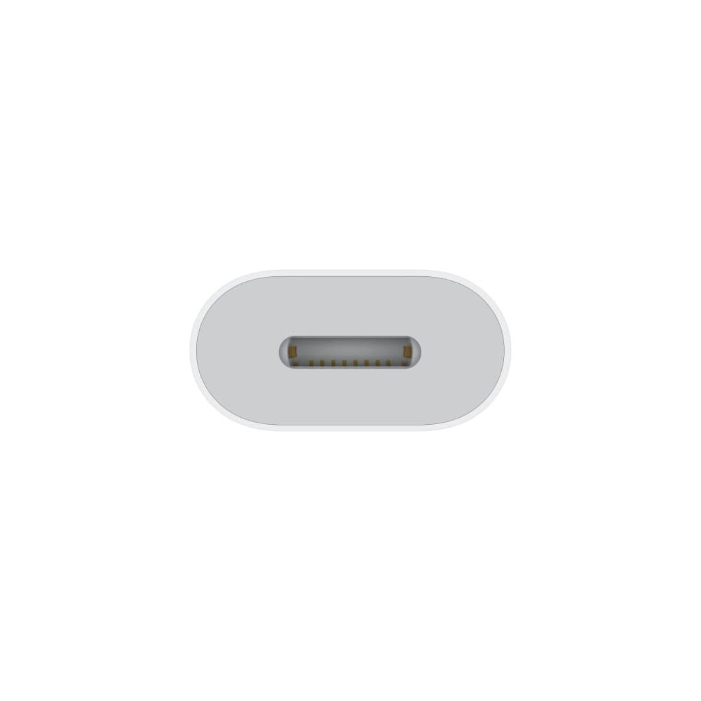 Adaptér MUQX3ZM/A Apple USB-C-Lightning White - náhled 3