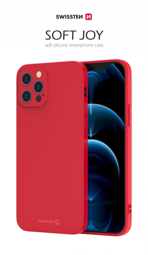 Zadní kryt Swissten Soft Joy pro Samsung A35 červený - náhled 3