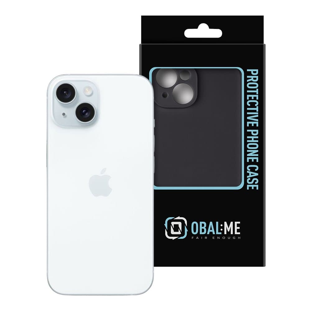 Obal:Me Matte TPU Kryt pro Apple iPhone 15 Black - náhled 3