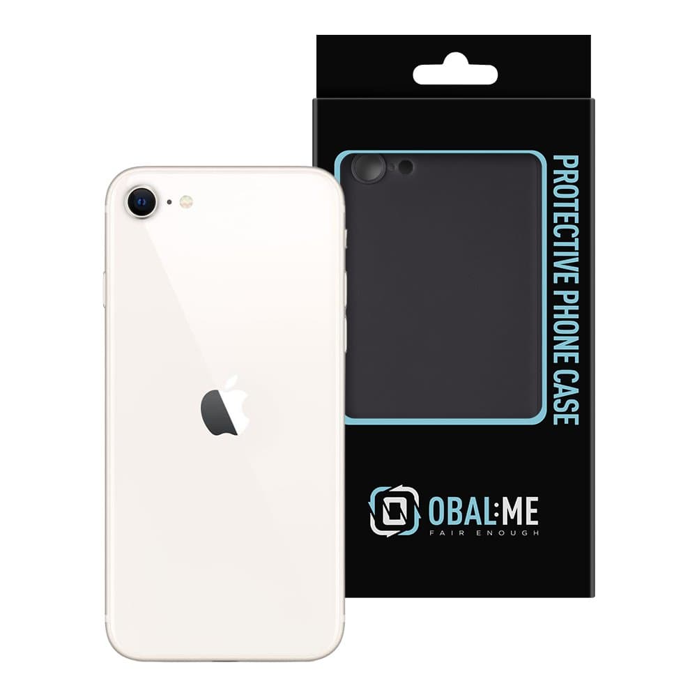 Obal:Me Matte TPU Kryt pro Apple iPhone 7/8/SE2020/SE2022 Black - náhled 3