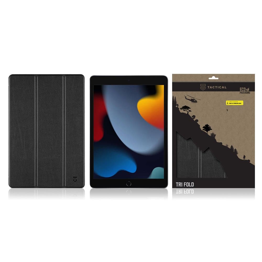 Tactical Book Tri Fold Pouzdro pro iPad 10.2 2019/2020/2021 Black - náhled 3