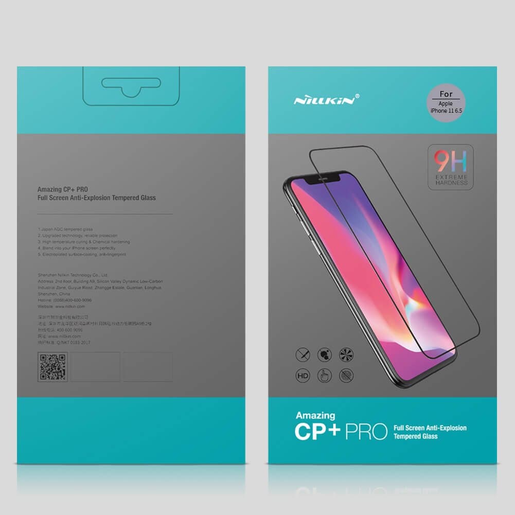 Nillkin Tvrzené Sklo 2.5D CP+ PRO Black pro Apple iPhone 11/XR - náhled 3