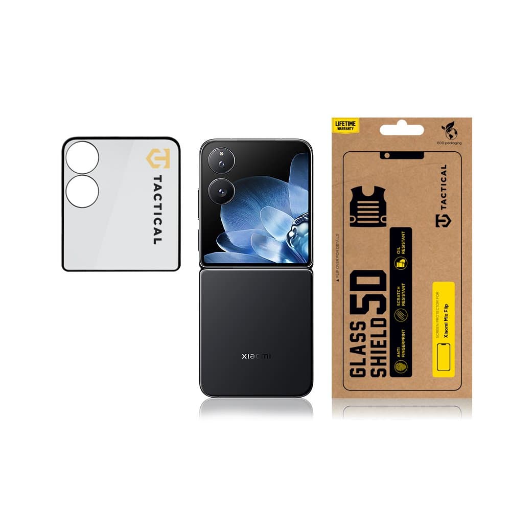 Tvrzené sklo Tactical Glass Shield 5D pro Xiaomi Mix Flip Black - náhled 3