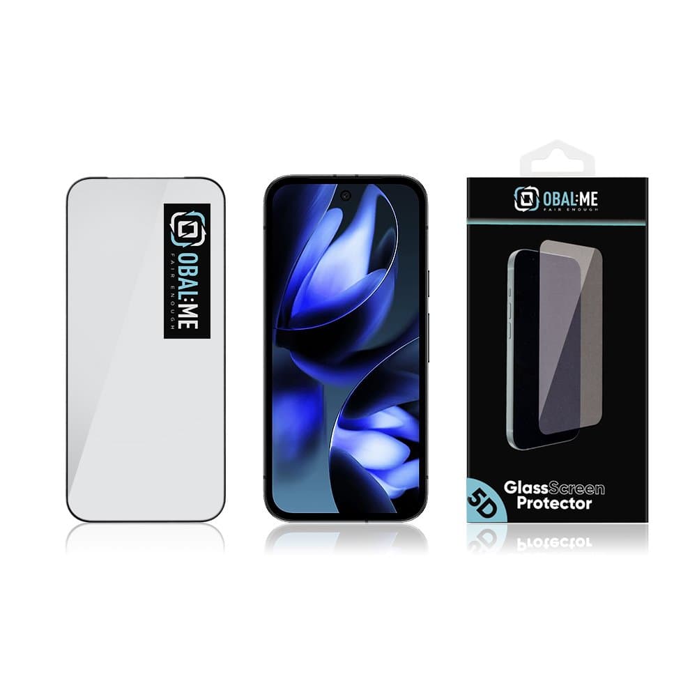Tvrzené sklo OBAL:ME 5D pro Google Pixel 9a Black - náhled 3
