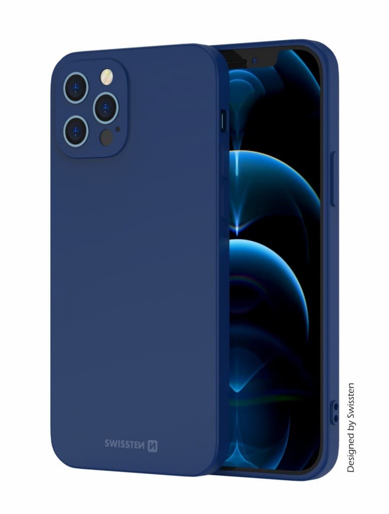 Zadní kryt Swissten Soft Joy pro Samsung S24 modrý - náhled 3