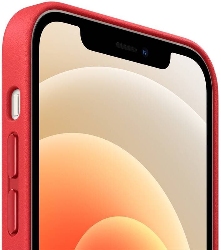 MHK73ZM/A Apple Kožený Kryt vč. MagSafe pro iPhone 12 mini Red - náhled 3
