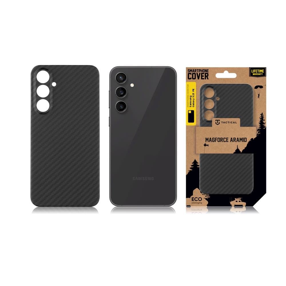 Tactical MagForce Aramid Kryt pro Samsung Galaxy S23 FE Black - náhled 3