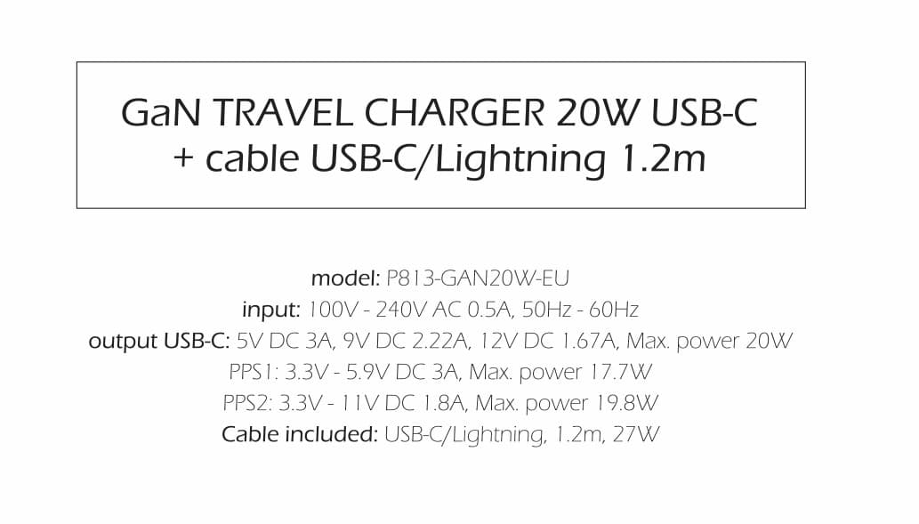 Rychlonabíječka Swissten vč. datového kabelu Lightning 1.2m 20W bílá - náhled 3