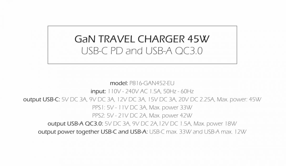 Adaptér Swissten s funkcí rychlonabíjení 45W Dual bílý - náhled 3