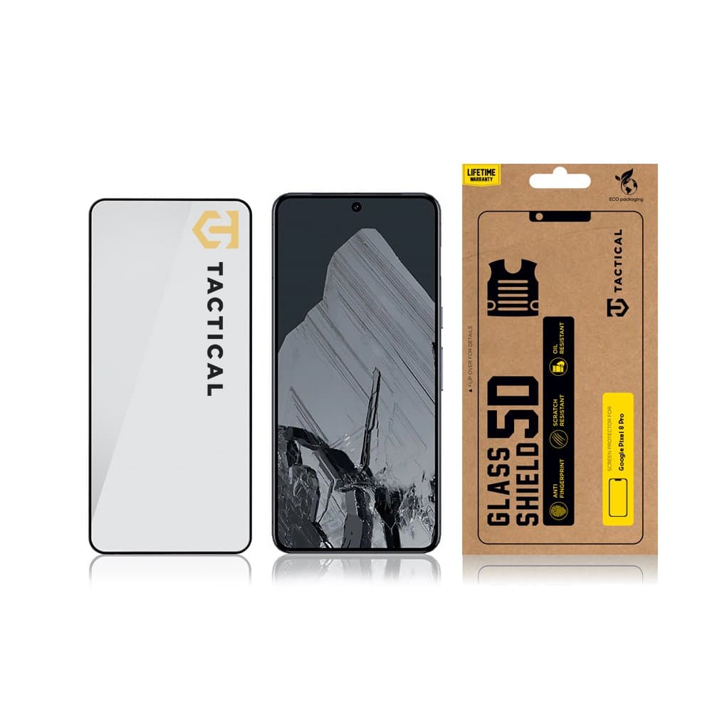 Tvrzené sklo Tactical pro Google Pixel 8 Pro 5D černé - náhled 3