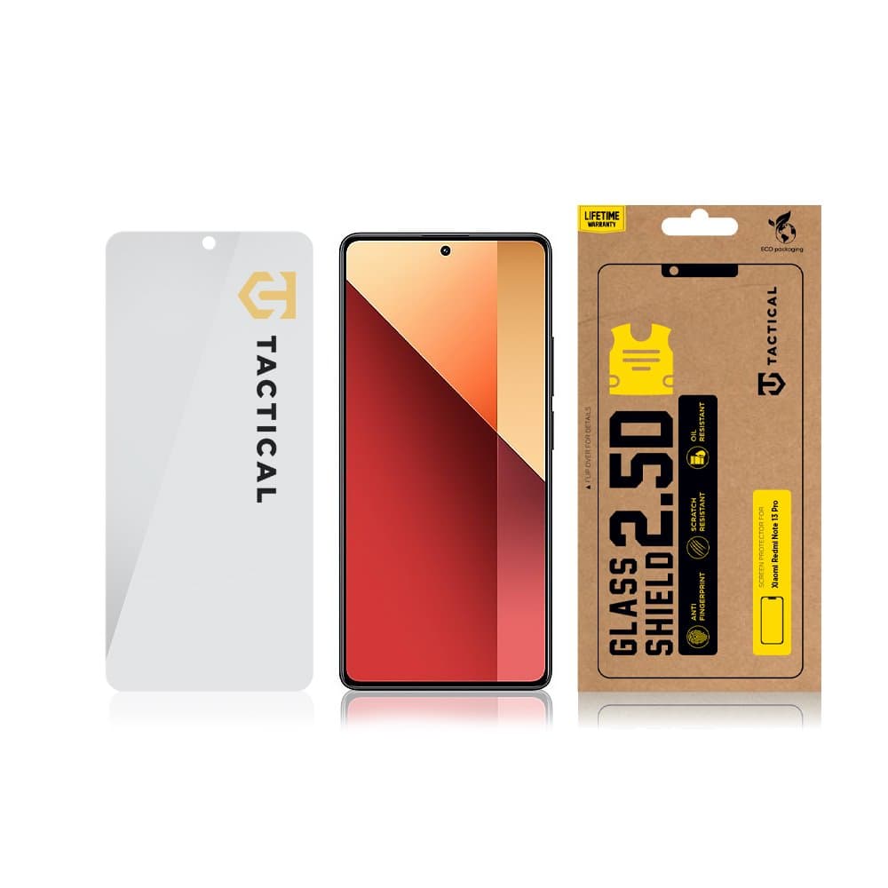 Tvrzené sklo Tactical Glass Shield pro Xiaomi Redmi Note 13 Pro 4G - Note 13 Pro 5G - náhled 3
