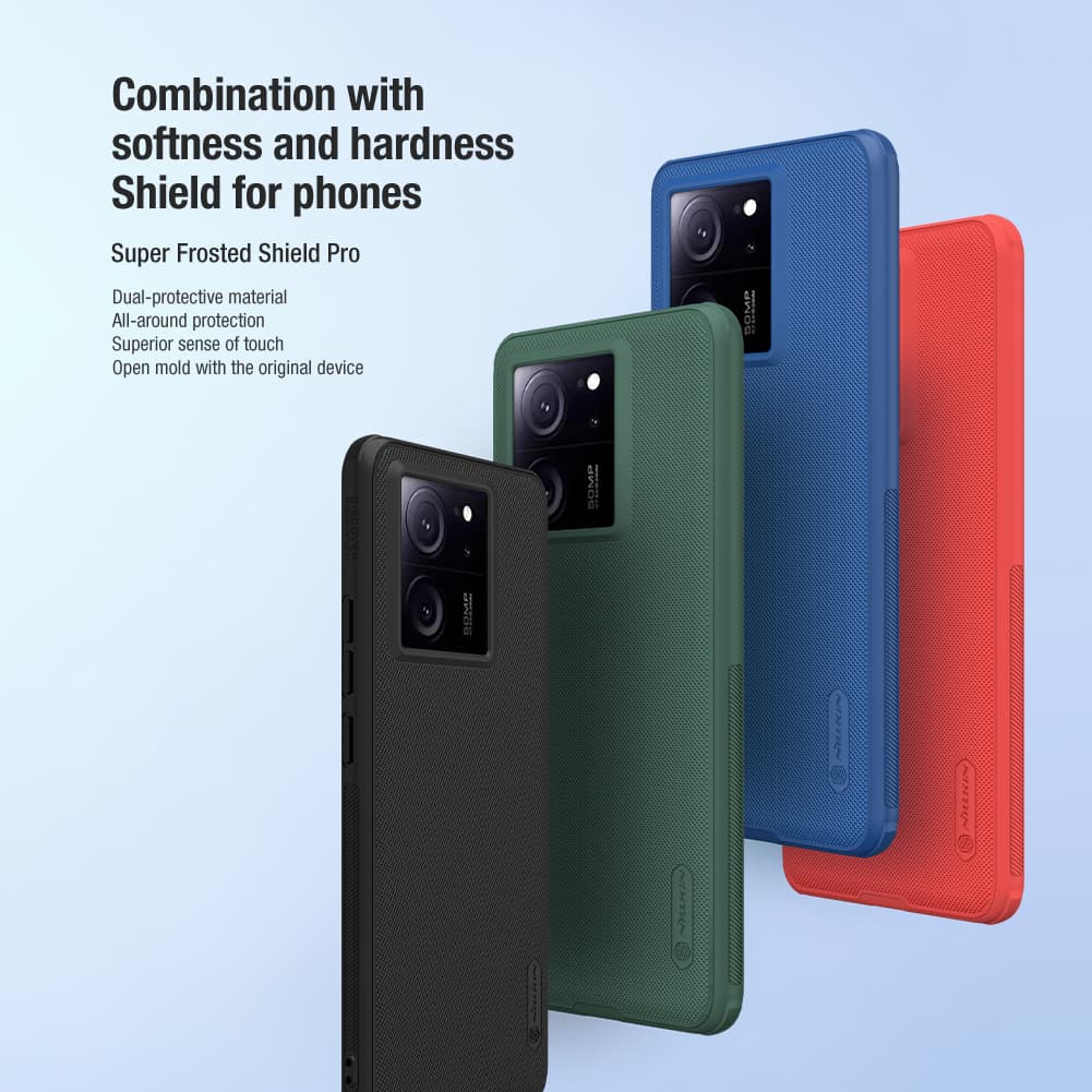 Nillkin Super Frosted PRO Zadní Kryt pro Xiaomi 13T/13T Pro Black - náhled 3