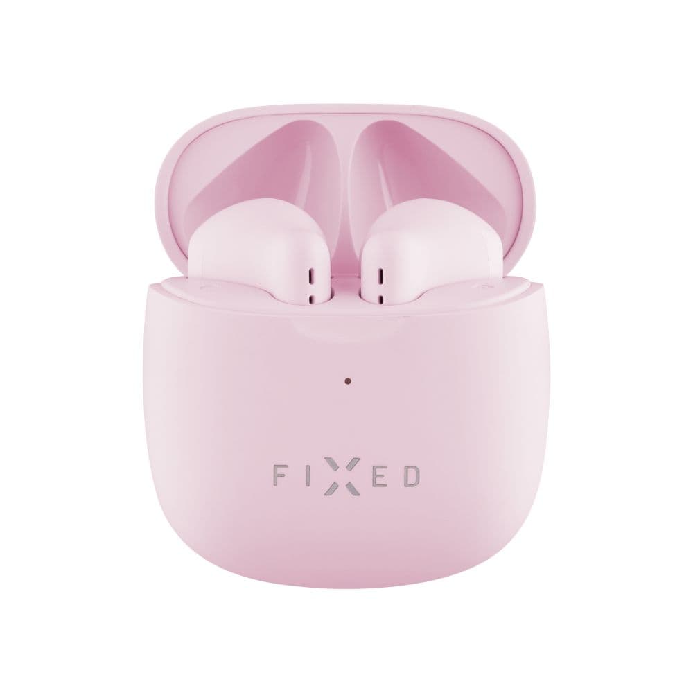 Bezdrátová TWS sluchátka FIXED Pods, růžová - náhled 3