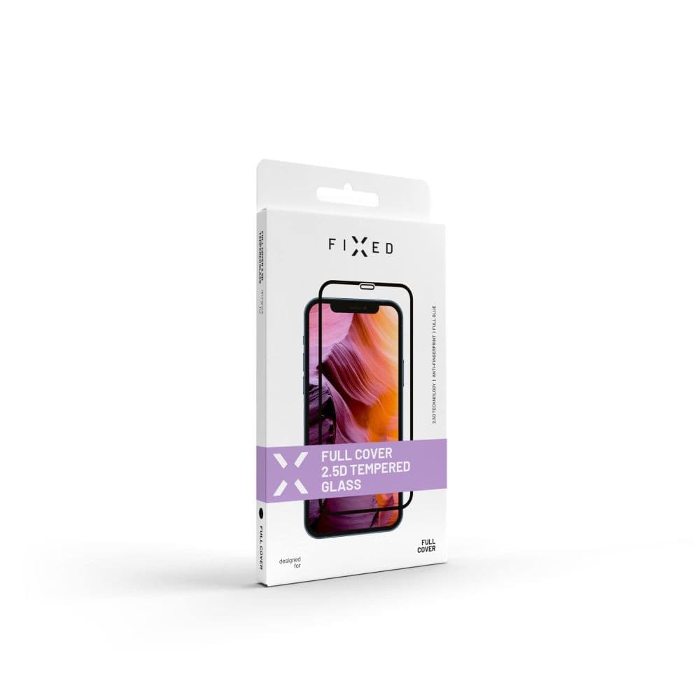 Ochranné tvrzené sklo FIXED Full-Cover pro POCO X6 Pro 5G, lepení přes celý displej, černé - náhled 3