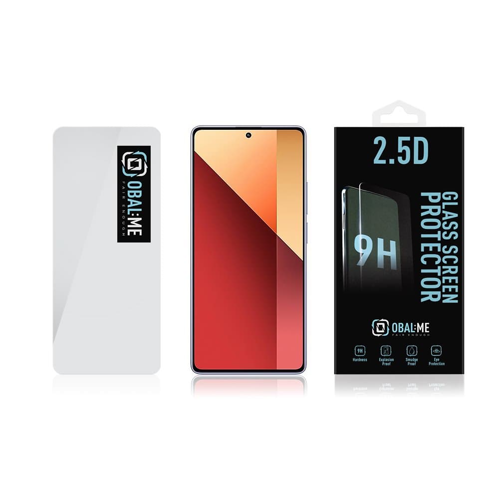 OBAL:ME 2.5D Tvrzené Sklo pro Xiaomi Redmi Note 13 Pro 4G - 5G Clear - náhled 3
