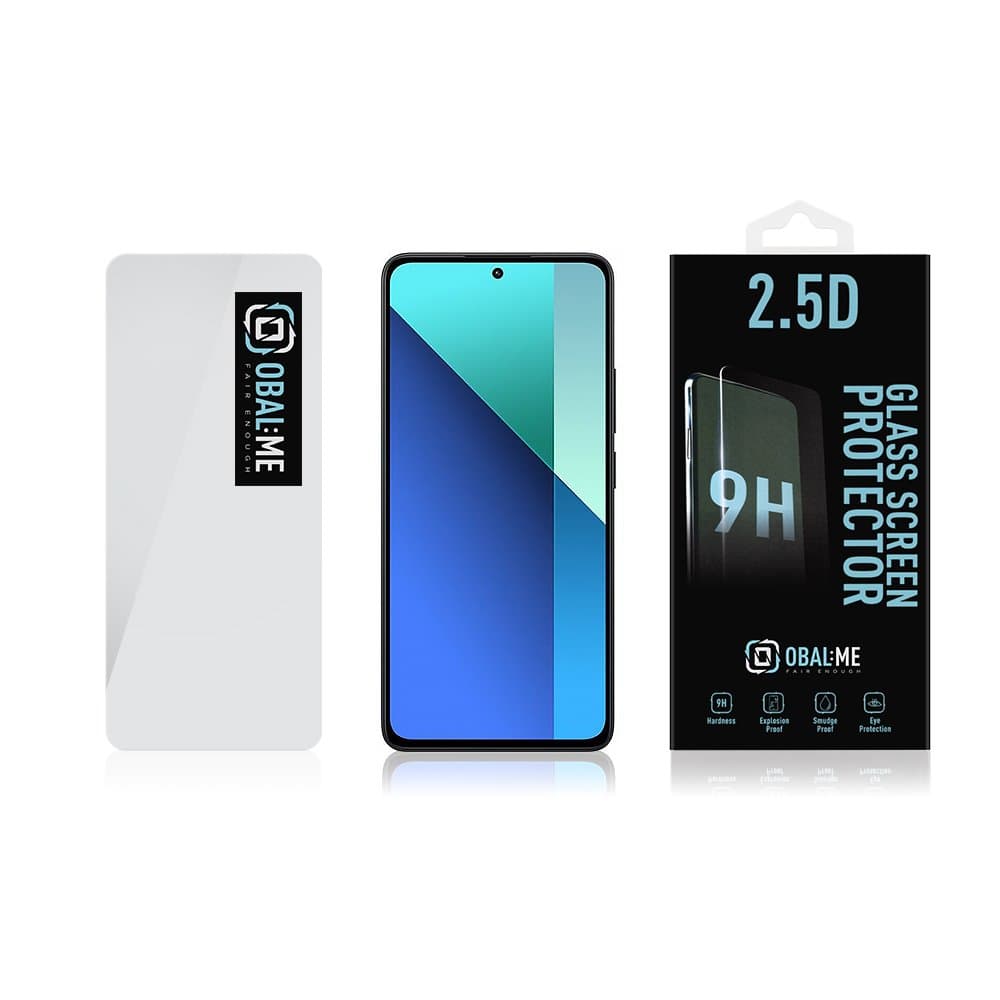 OBAL:ME 2.5D Tvrzené Sklo pro Xiaomi Redmi Note 13 4G - 5G Clear - náhled 3