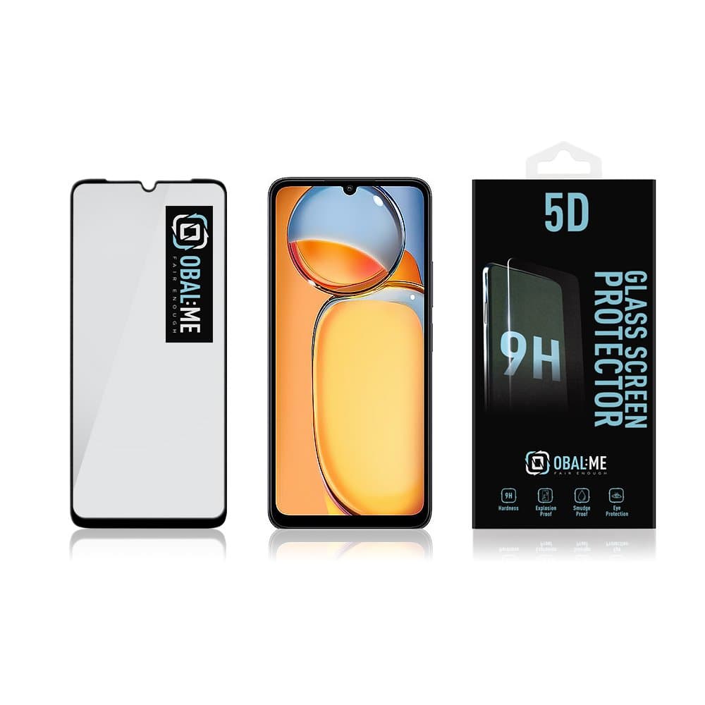 OBAL:ME 5D Tvrzené Sklo pro Xiaomi Redmi 13C 4G - Poco C65 Black - náhled 3
