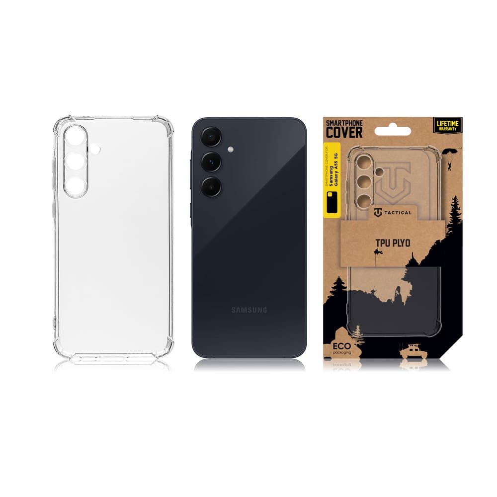 Zadní kryt Tactical Plyo pro Samsung A55 průhledný - náhled 3