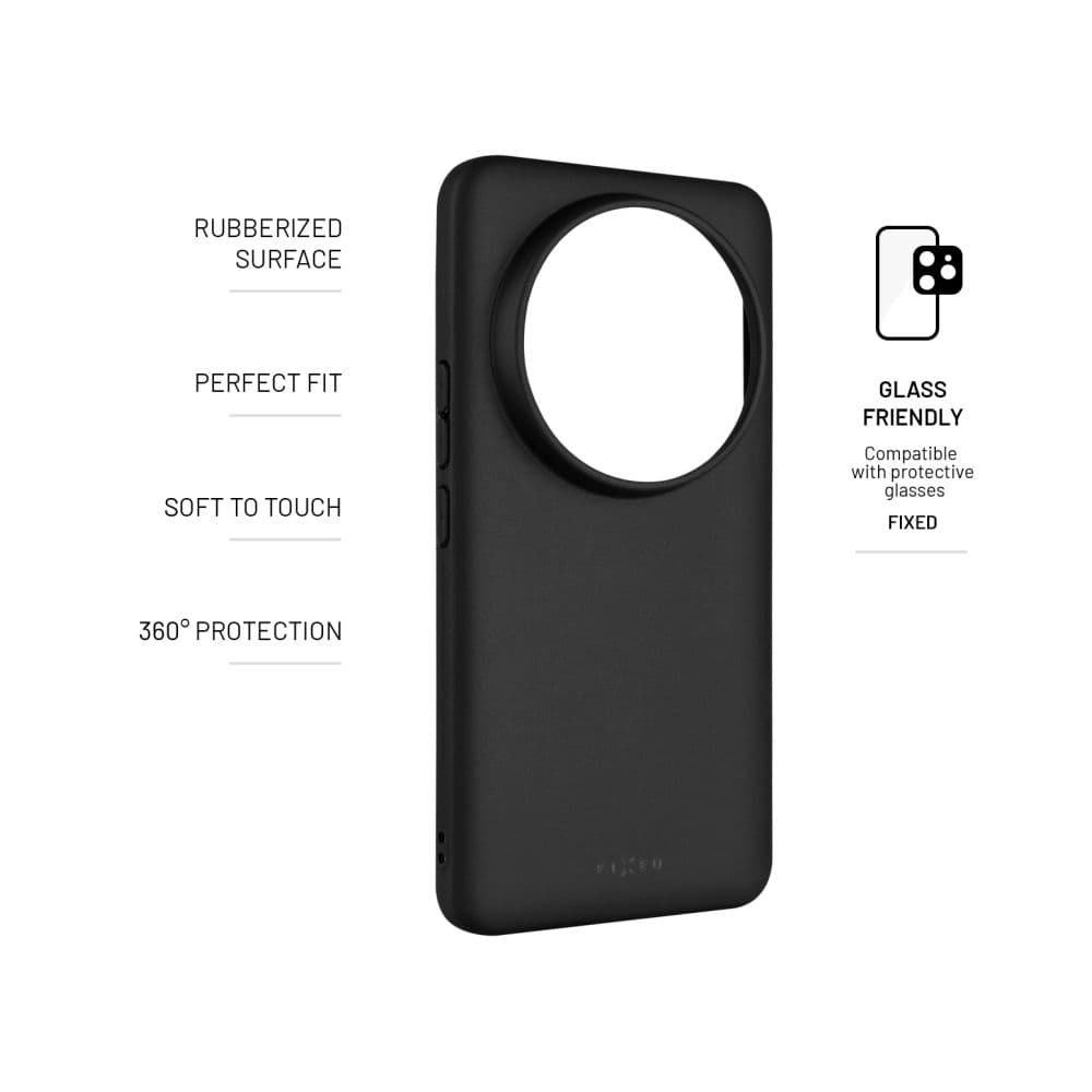Zadní pogumovaný kryt FIXED Story pro Xiaomi 14 Ultra, černý - náhled 3