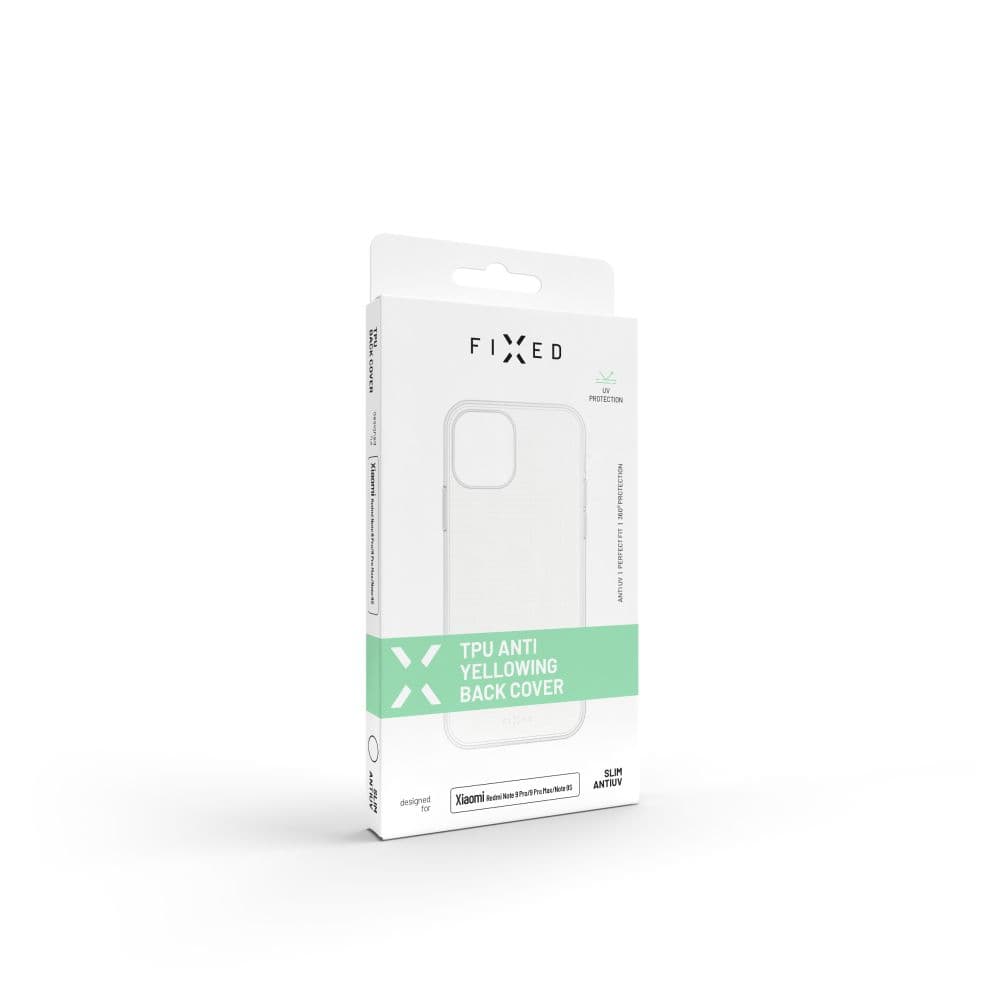 TPU gelové pouzdro FIXED Slim AntiUV pro Apple iPhone 16 Pro Max, čiré - náhled 3