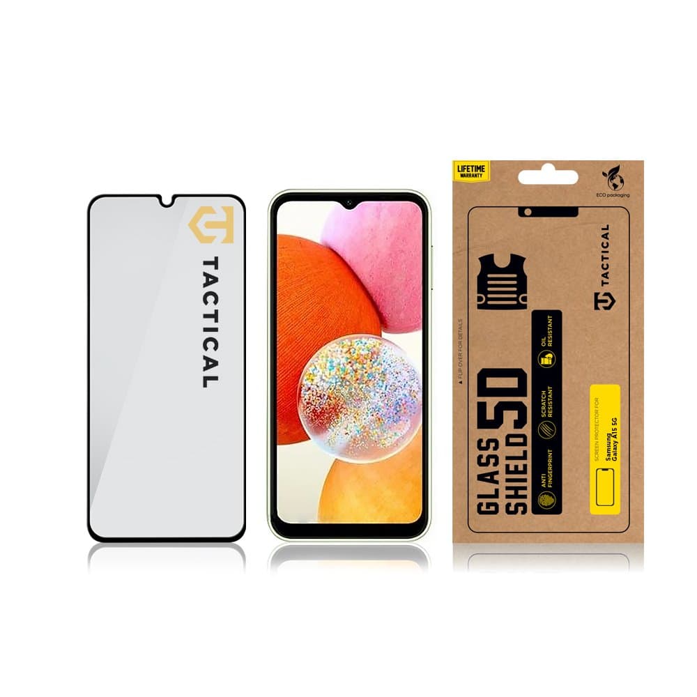 Tvrzené sklo Tactical pro Samsung A15 5D černé - náhled 3